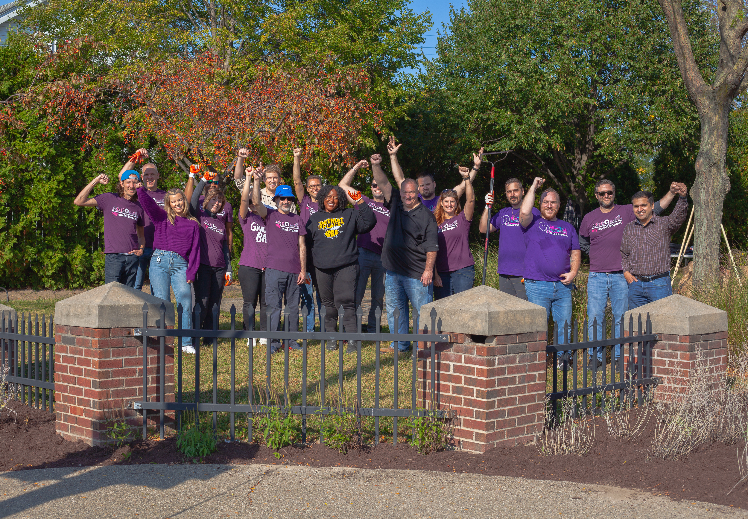 Group photo of volunteers